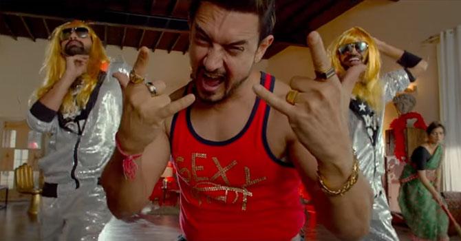 Aamir Khan as the outrageous Shakti Kumaarr in 