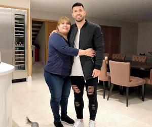 Injured Man City Sergio Aguero thanks mum on making quick recovery