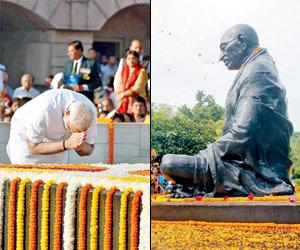 PM Narendra Modi pays tribute to Mahatma Gandhi on his birth anniversary