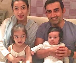 Gautam Gambhir has a hilarious birthday post and photo with wife and daughters