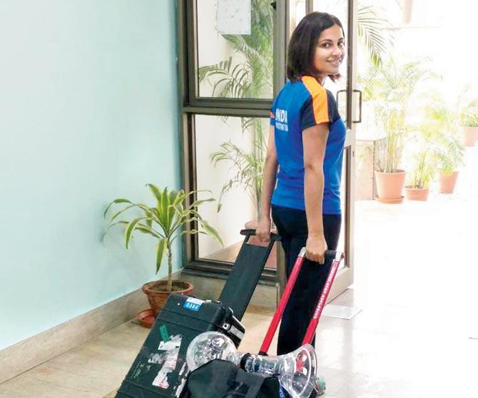 Indian air pistol shooter Heena Sidhu's bags are packed and ready to go