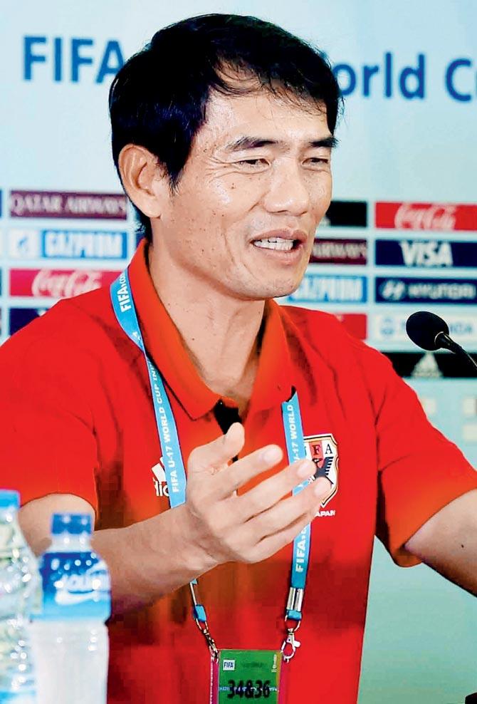 Japan coach Yoshiro Moriyama