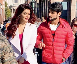 Punjabi actor Ihana Dhillon on sets of her Bollywood debut 'Hate Story 4'