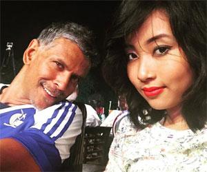 Milind Soman spotted walking hand-in-hand with new girlfriend