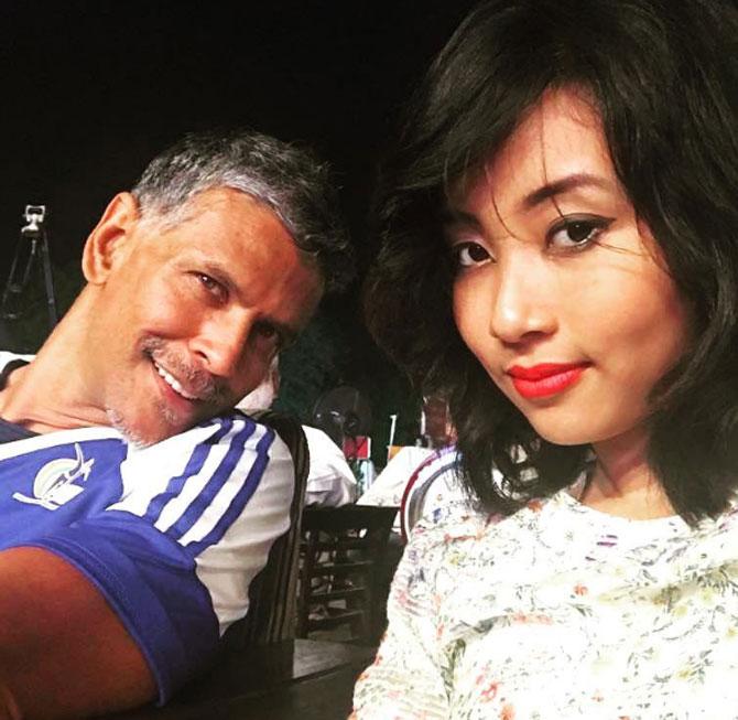 Milind Soman spotted walking hand-in-hand with new girlfriend 