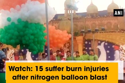 Watch: 15 suffer burn injuries after nitrogen balloon blast