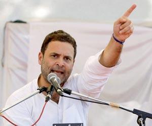 Rahul Gandhi mocks at Narendra Modi, calls GST 'Gabbar Singh Tax'