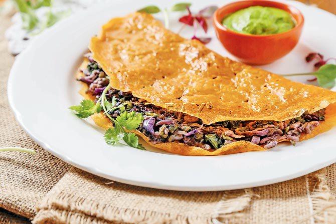 Gluten free Quinoa Crepe at The Pantry