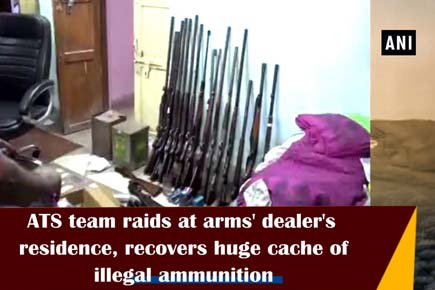 ATS team raids at arms' dealer's residence, recovers huge cache of illegal ammunition