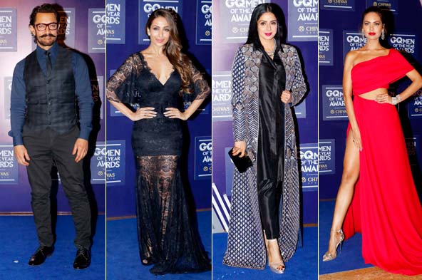 Photos: Aamir Khan, Malaika Arora, Sridevi at GQ Awards 2017