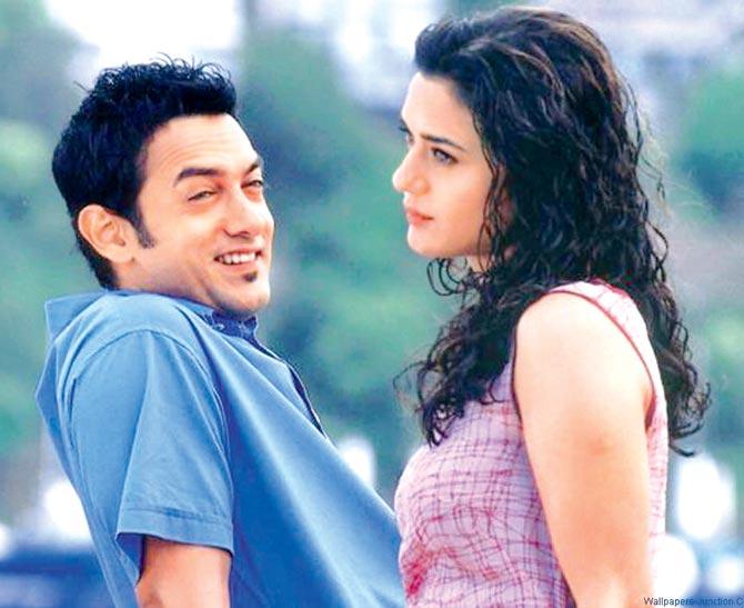 Aamir Khan and Preity Zinta in Dil Chahta Hai (2001)