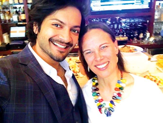 Ali Fazal with Princess Cecile