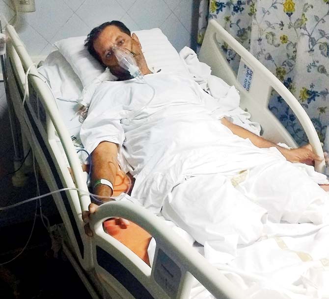 Aspi Sepoy is recovering in a Mumbai hospital