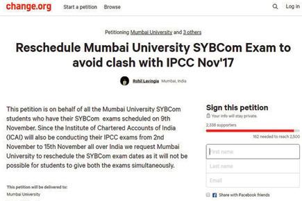 Mumbai varsity's B.Com and IPCC exam clash drive students into a tizzy