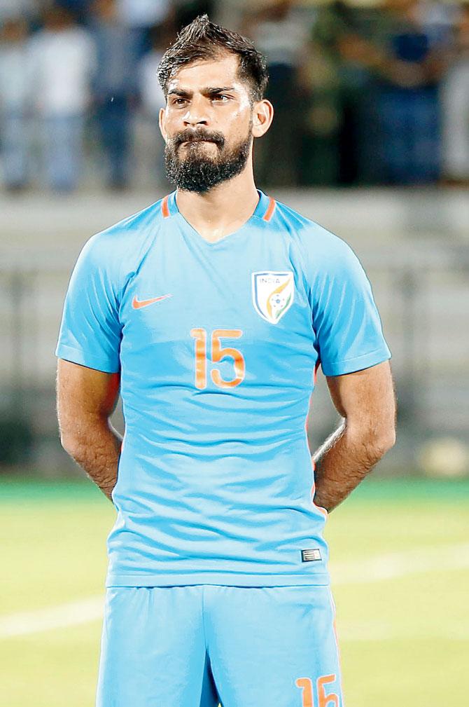 India striker Balwant Singh
