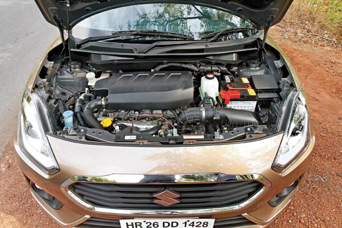 The 1.3-litre, four-cylinder turbo diesel is now BS-IV compliant. Pics/Sanjay Raikar