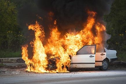 Birthday drive went wrong: Car catches fire in Delhi; none injured