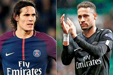 Paris St Germain's Edinson Cavani rubbishes reports of differences with Neymar