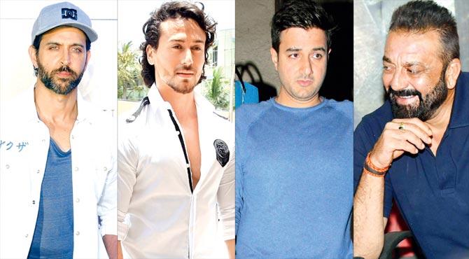 Hrithik Roshan, Tiger Shroff, Siddharth Anand and Sanjay Dutt