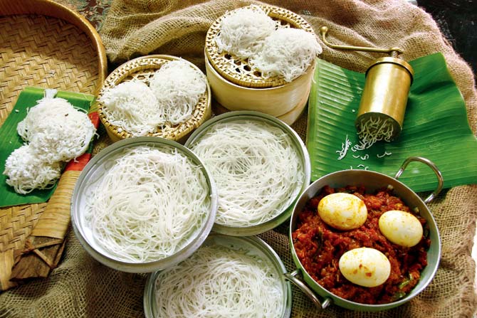 Idiyappam with Egg Roast and other Kerala dishes will be seen in the film
