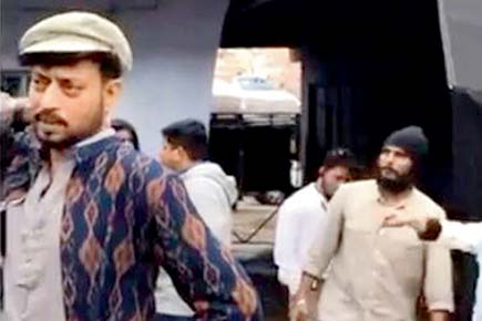 What was Irrfan Khan hiding... his new look?
