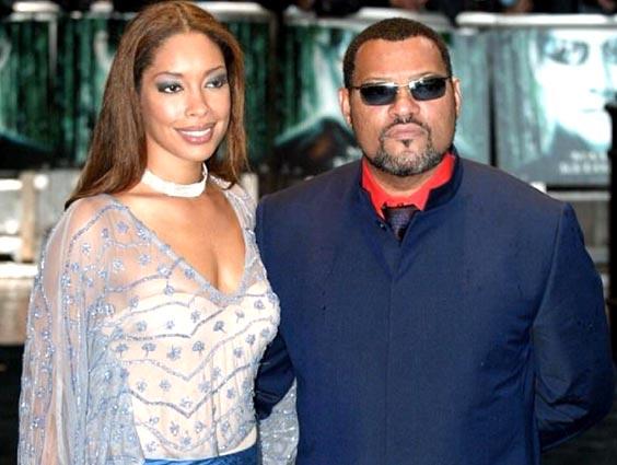 Laurence Fishburne with wife Gina Torres. Picture courtesy/Instagram account