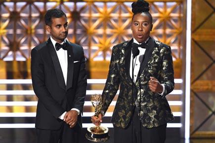Emmy Awards 2017: Aziz Ansari, Lena Waithe win for coming out story