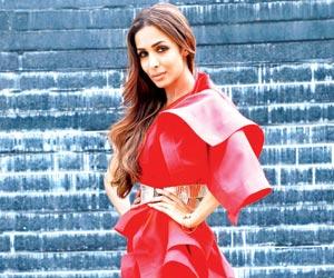 Malaika Arora is a sight to behold in this red ruffled dress