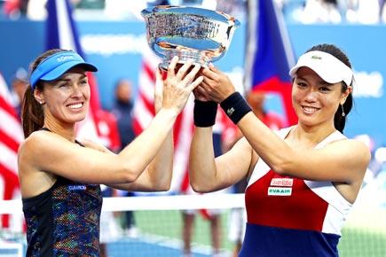US Open: Martina Hingis wins 25th Grand Slam title with doubles victory