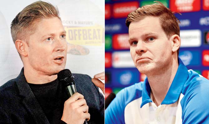 Michael Clarke and Steve Smith