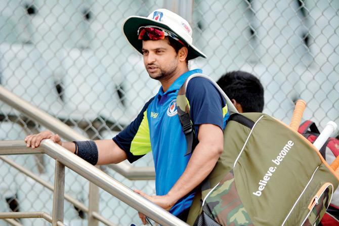 Will India Blue skipper Suresh Raina be able to field his best team against India Red in Kanpur today?