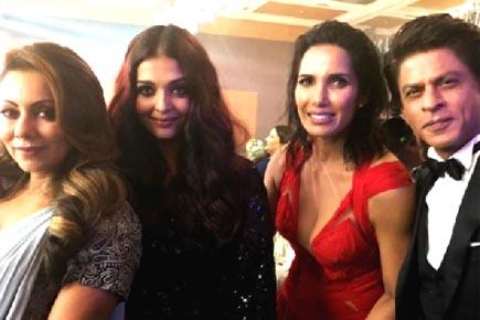 SRK, Gauri, Aishwarya, Padma Lakshmi pose together at Vogue Awards