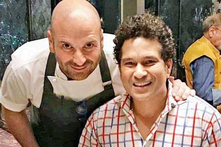 Sachin Tendulkar spotted at Australian chef George Calombaris' dinner event