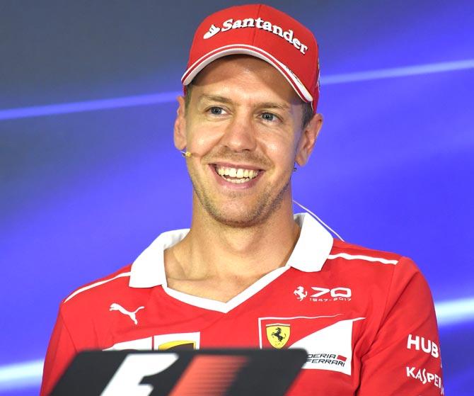 Sebastian Vettel. Pic/AFP