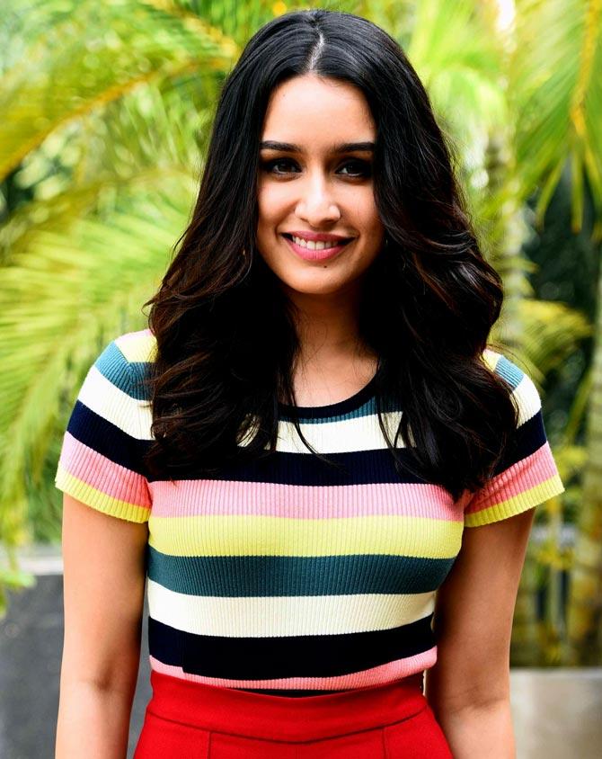 Indian Bollywood actress Shraddha Kapoor poses for a photograph during a promotional event for the forthcoming Hindi film 
