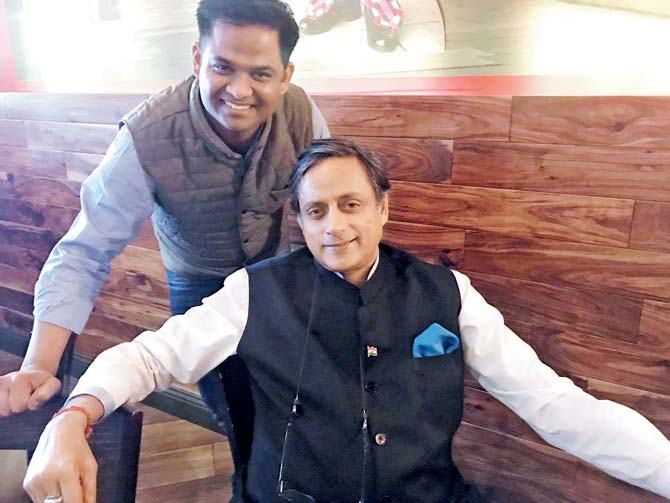 Srijith Gopinathan and Shashi Tharoor