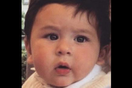This close-up shot of Taimur Ali Khan gazing into your eyes will melt your heart
