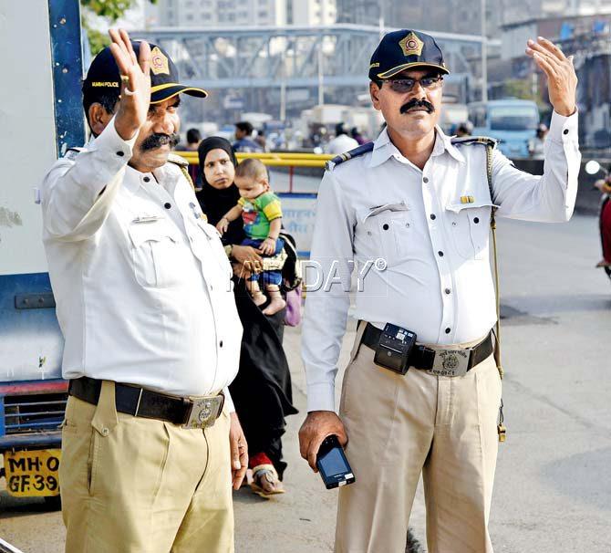 Mumbai policemen have finally got protection from the sun