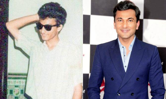 Vikas Khanna then and now (right)