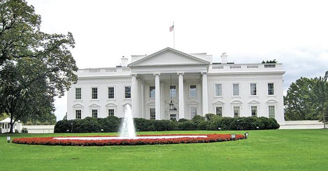 White House. Pic/AFP