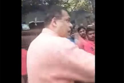 Viral video: BJP MLA gets violent with hawkers outside Mumbai college