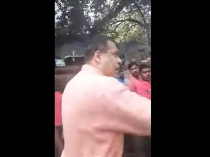 Viral video: BJP MLA abuses hawkers outside Mumbai college