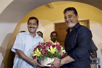 Arvind Kejriwal urges Kamal Haasan to enter politics