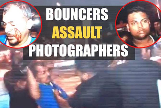 Shocking! Photographers brutally attacked by hotel bouncers in Mumbai