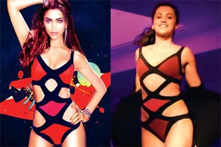 Taapsee Pannu likes bikini look compared with Deepika Padukone