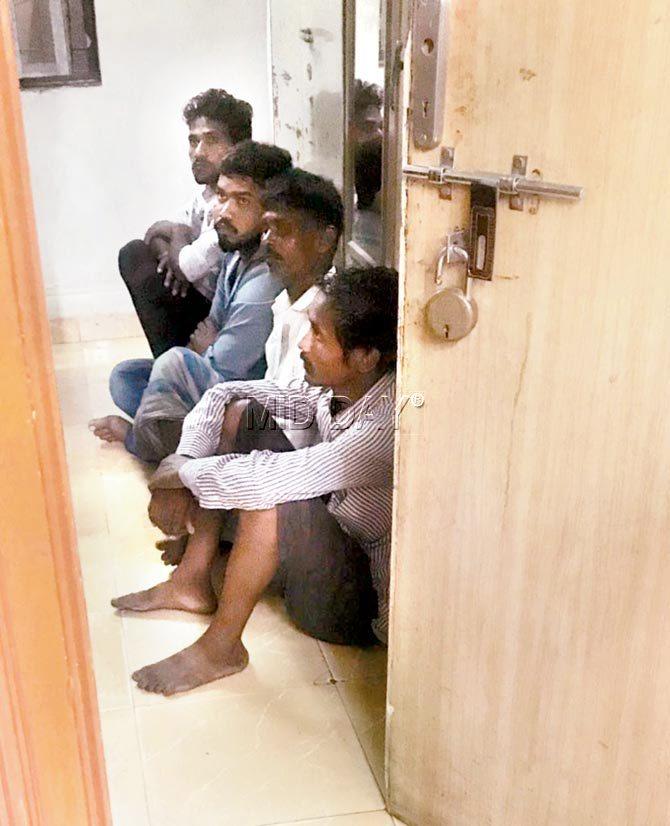 Four accused have been arrested. Pic/Hanif Patel