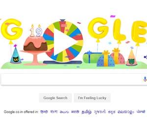 Google Bithday Surprise Spinner: Celebrates its birthday by spreading the joy