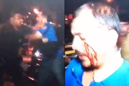 Caught on camera: Photographers thrashed by Mumbai hotel bouncers