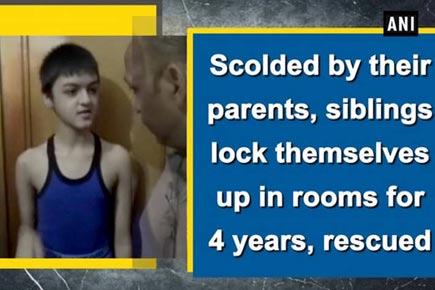 Scolded by their parents, siblings lock themselves up in rooms for 3 years, rescued