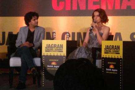 Kangana Ranaut talks to Mayank Shekhar at Jagran Film Festival in Mumbai